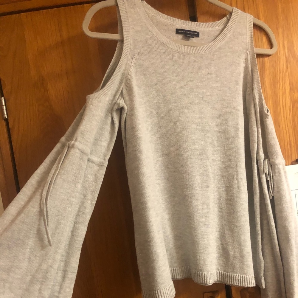 Long sleeve off the shoulder top